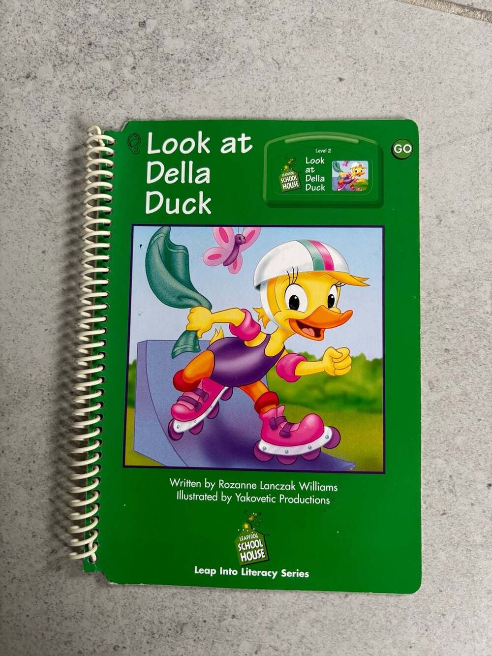 LeapFrog School House Look At Della Duck LeapPad Book (Book Only)